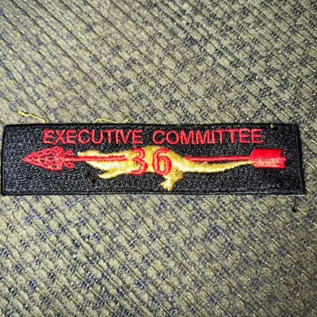 OA Executive Committee Patch Lodge 36 Onondaga X4
