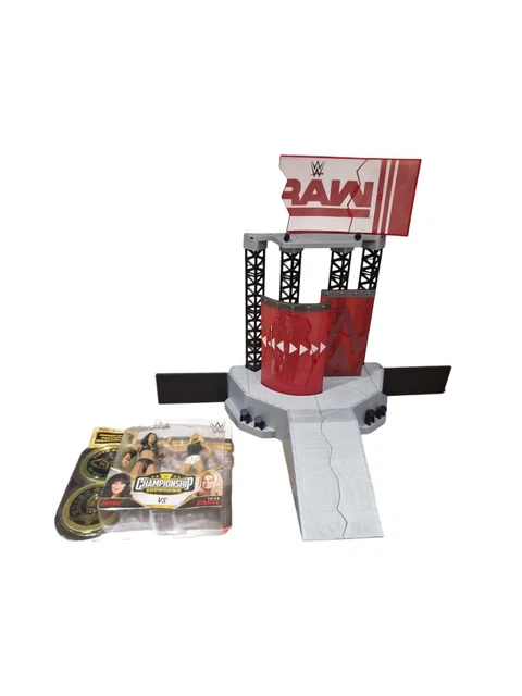 Wwe Ramp Toy WWE RAW MATTEL Wrekkin Wrestling Breakaway Entrance Stage Toy Chyna ...