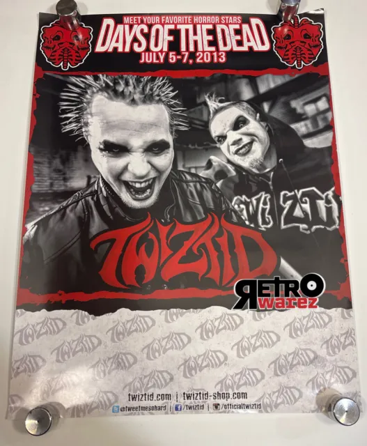 Twiztid - Days Of The Dead Poster 18x24” horror convention insane clown posse