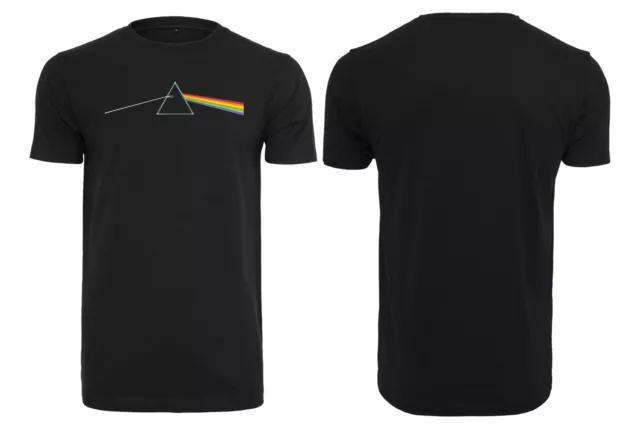 Herren T-Shirt Pink Floyd Dark Side of the Moon Tee Oberteil Kurzarm Frontprint