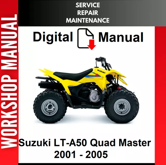Suzuki Quadmaster 50 Lta50 2001 2002 2003 2004 2005 Service Repair Shop Manual