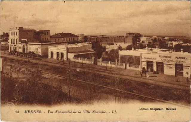 CPA AK MAROC MEKNES Vue d'ensemble de la ville Nouvelle (10703)