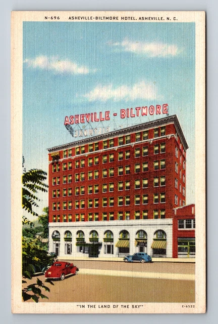 Asheville, NC-North Carolina, Asheville Biltmore Hotel Antique, Vintage Postcard