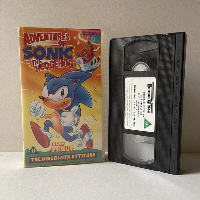 ADVENTURES OF SONIC The Hedgehog (VHS) 4 VIDEO BUNDLE £8.50 PicClick UK
