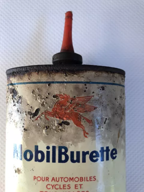 ancienne burette d’huile mobilburette mobiloil Bidon Garage 2