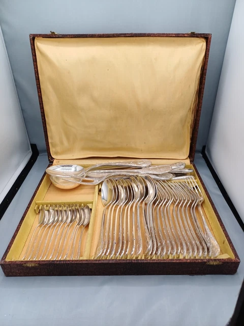 Hermès - Service de couvert de table en métal argenté Grand