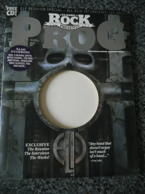Classic Prog Rock Magazine Issue 15 With Envelope Sleeve Plus Free Cd