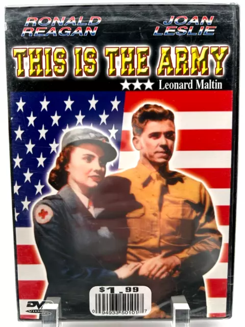This Is the Army DVD Ronald Reagan BRAND NEW SEALED