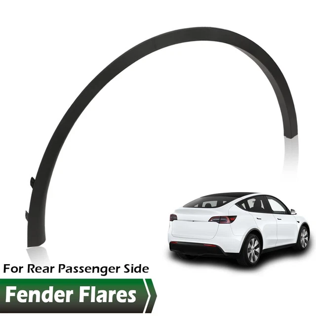 Ylwspeed2000 Fender Flare Set For 2020–2023 Tesla Model Y – Front & Rear, LH/RH, Textured Black, Replaces 1494164-00-B
