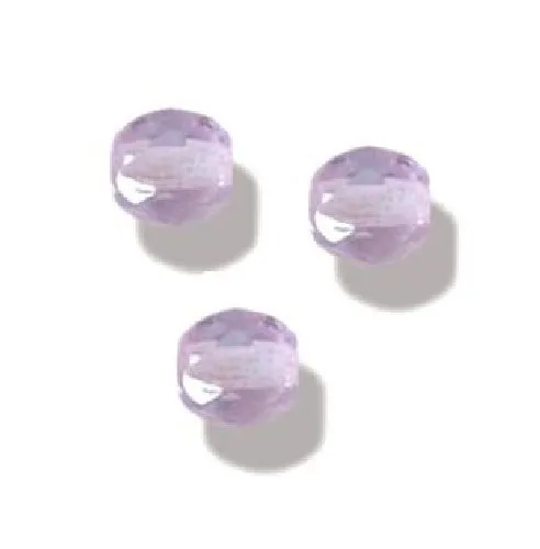 50 Perles Facettes en cristal de boheme 4mm - ALEXANDRITE