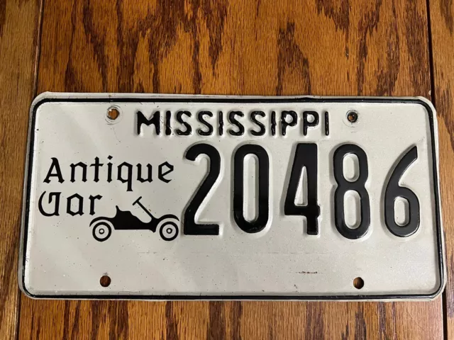 Mississippi MS License Plate Tag Vintage Antique Car # 20486