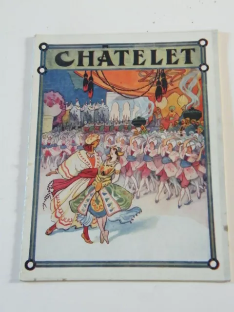 "Programme Théâtre du Châtelet Les millions de l'oncle Sam années 20"