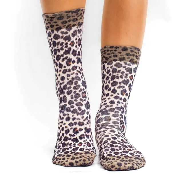 Damen WIGGLESTEPS Socken - ONE SIZE (Gr. 36/40) - Motiv: 02311 - Leo Look