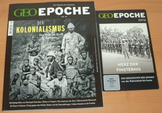 GEO EPOCHE NR. 97 "DER KOLONIALISMUS" + DVD 104 Minuten Laufzeit