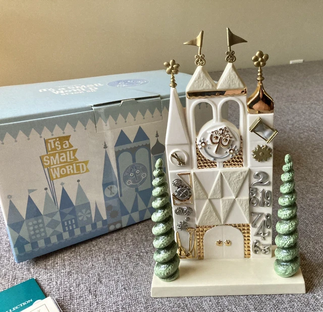 DISNEY CLASSIC WDCC It's a Small World Glockenspiel Clock Tower w Box
