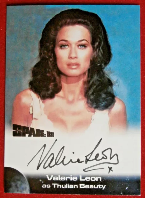 SPACE 1999 - VALERIE LEON - Personally Signed Autograph Card - Unstoppable 2016