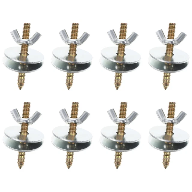 8 Sets Support En Métal De Cage À Oiseaux Accessoires Pour Hamsters Outil