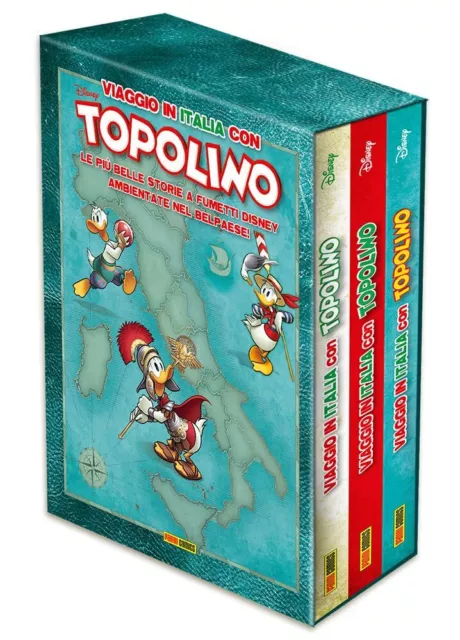 Viaggio in Italia con Topolino Cofanetto Completo (Vol. 1-3) - Disney Panini Ita