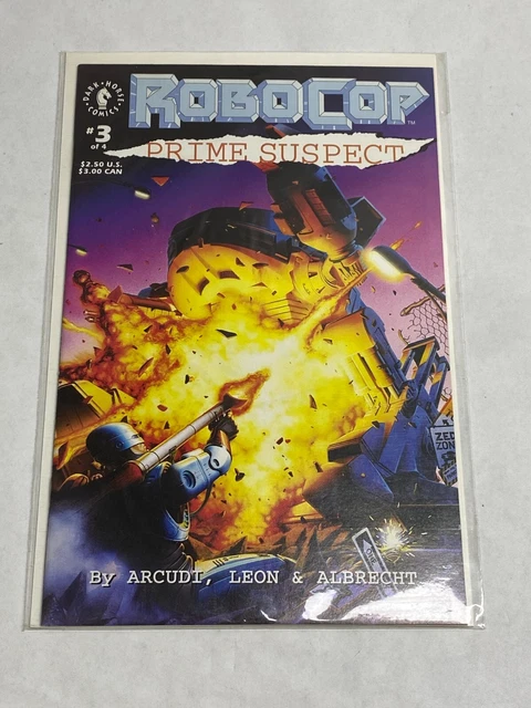 Dark Horse Comics RoboCop Prime Suspect #3 1992 Bagged & Boarded Near Mint