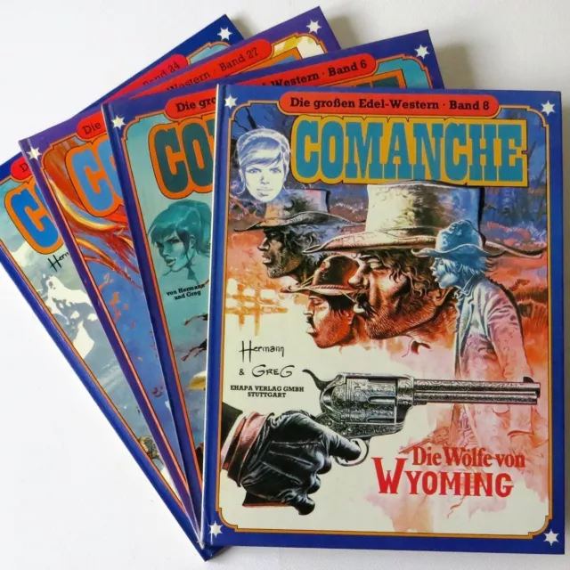 COMANCHE II. = 4 St. HC Comics 1. Auflage Stuttgart 1980-83 Hermann Greg PERFEKT