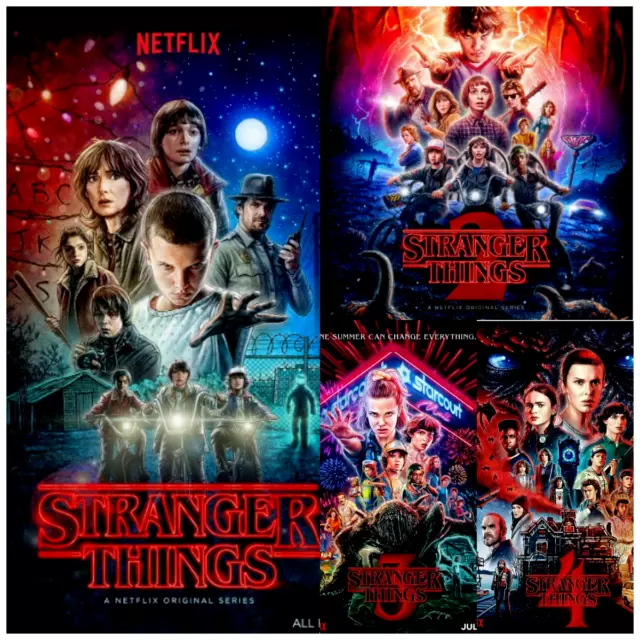 Stranger Things TV Series Complete Series All4 Seasons 1-4 (DVD )Region 1!*