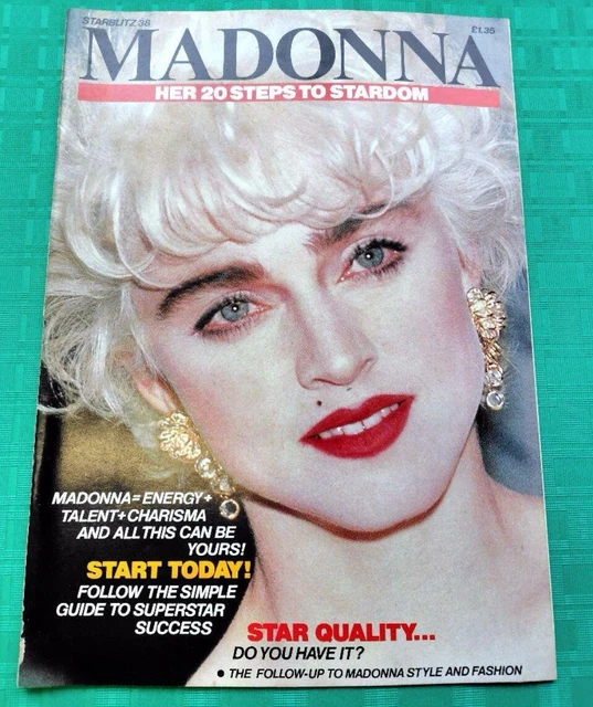 MADONNA MAGAZINE &MADONNA HER 20 STEPS TO STARDOM