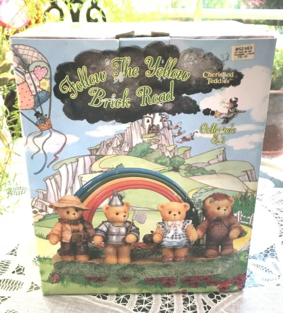 Cherished Teddies - Follow The Yellow Brick Road Collector's Set - Wizard Of Oz