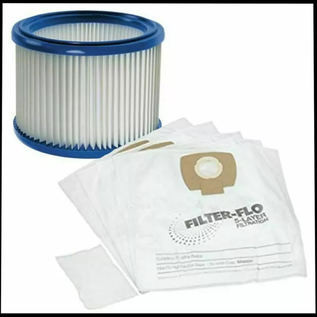 Vacuum Cleaner Filter Fits & Cloth Bags Nilfisk Aero 20-25 26-35 400 440 640 840