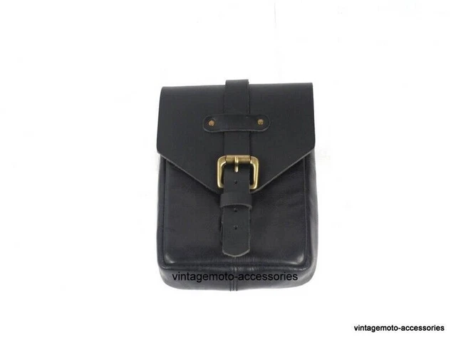 New Magnetic Leather Tank Bag/Pouch For Royal Enfield Triumph Norton BSA