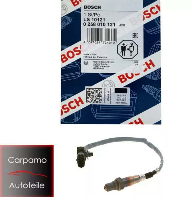 Bosch Lambdasonde 0258010121 vor Kat für Opel Astra J Corsa D E Insignia 1.2 1.4