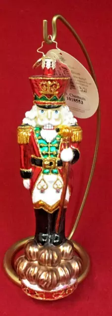 2015 New Christopher Radko "Mr. Christmas" Nutcracker #87 Ornament #1018553 8"