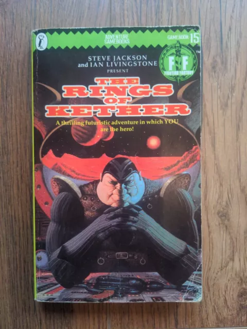 Fighting Fantasy The Rings of Kether Book 15 by Ian Livingstone & Steve Jackson