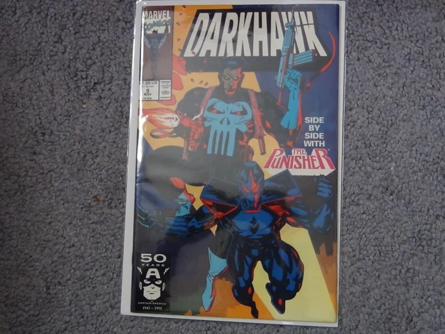 Darkhawk #9 Marvel 1991 Punisher Appearance