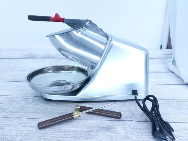 VIVOHOME Electric Ice Shaver Snow Cone Maker Machine Silver
