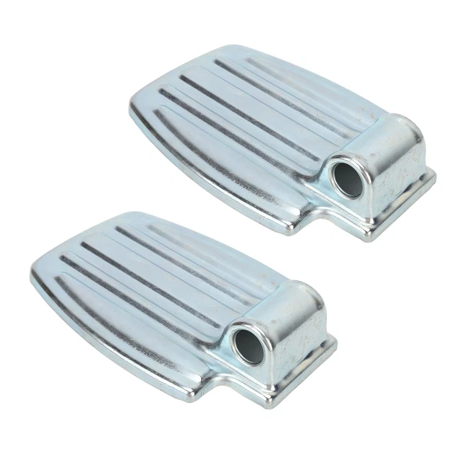 1 Pair Wheelchair Footrest Aluminium Alloy Textured Surface Easy To Clean HG5