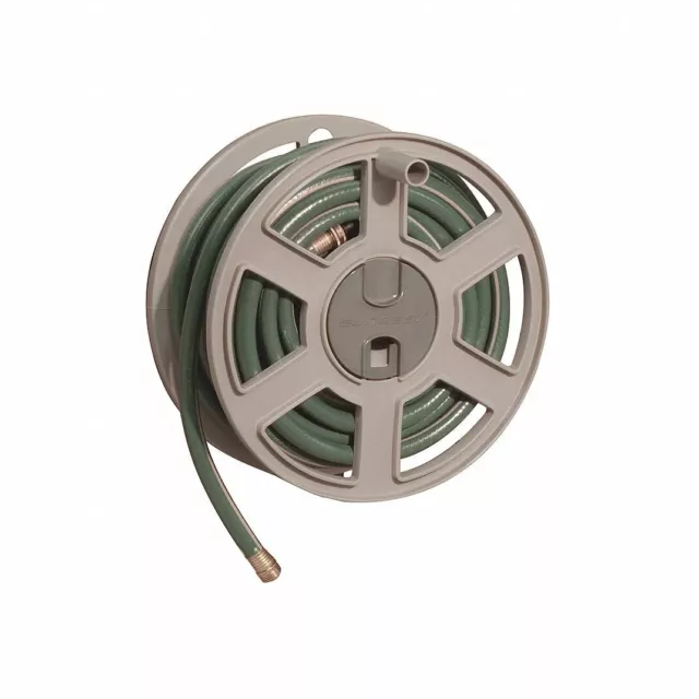 100 FT. SIDEWINDER Mounted Resin Hose Reel Taupe Finish Wall Mounted Sturdy  New £43.66 - PicClick UK