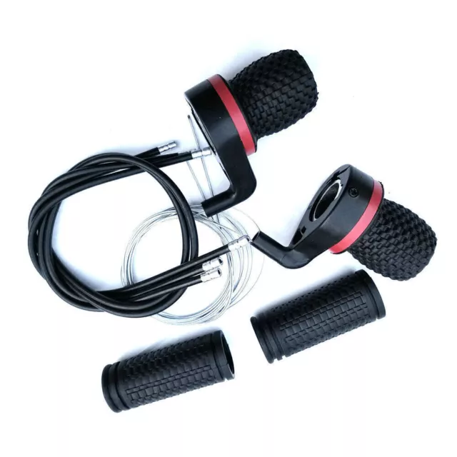 Bicycle Shift Levers Mountain Bike Handlebar Twist Grip Handle Gear Shifter Set