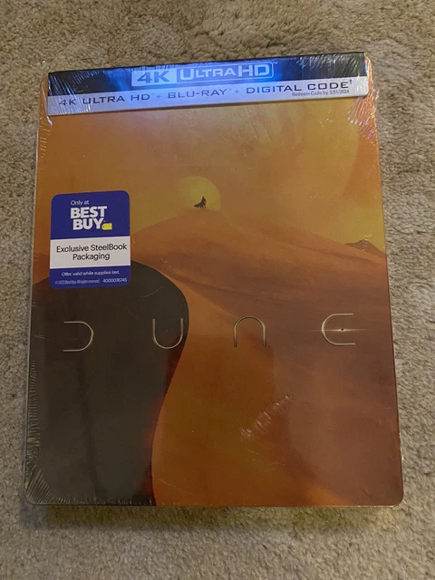DUNE 4K ULTRA HD + Blu-ray + Digital STEELBOOK (UHD, 2021) - BRAND NEW