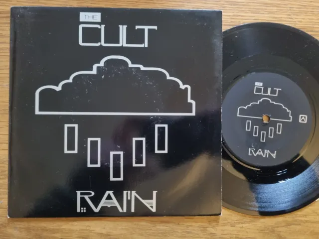 THE CULT - RAIN 1985 UK Beggars Banquet BEG147 7” Single Post-punk