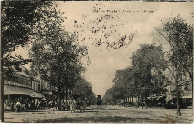 CPA PARIS 14e Avenue du Maine P. Marmuse (1247758)