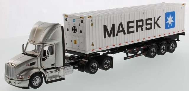 Camion Kenworth T880 Avec Porte-conteneurs Et Conteneur TEX - Diecast Masters 1/50