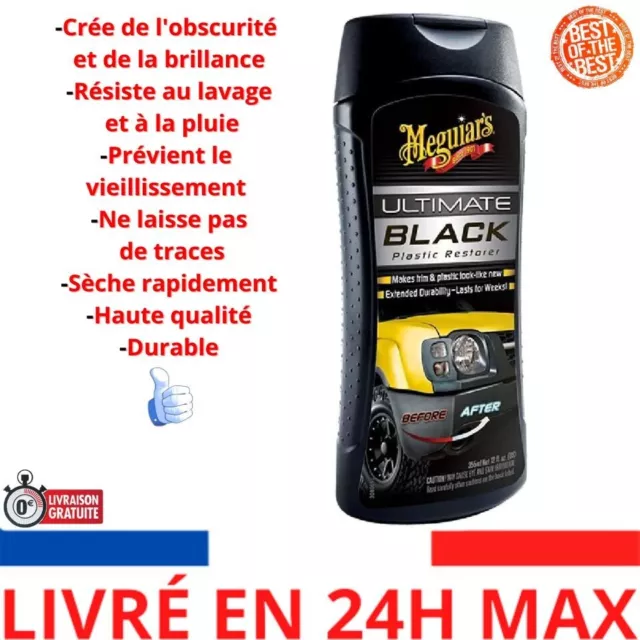 Restaurateur en plastique et garnitures Meguiar's G15812EU Ultimate Black 355 ml