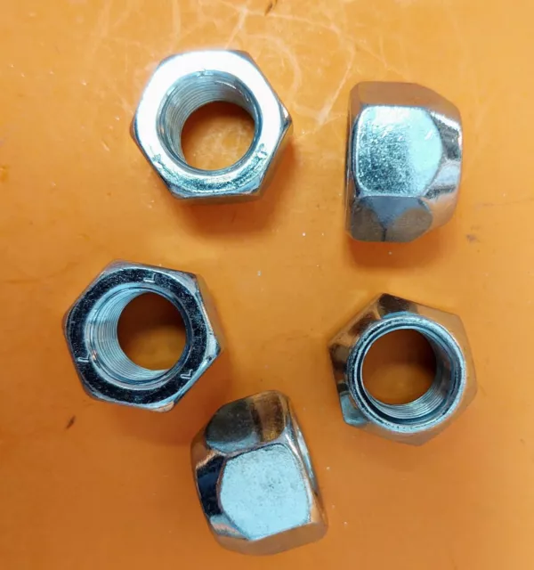 5 LEFT Hand Thread 1/2"-20 Lug Nut Mopar Dodge Chrysler Plymouth Lugnut LH 57-70