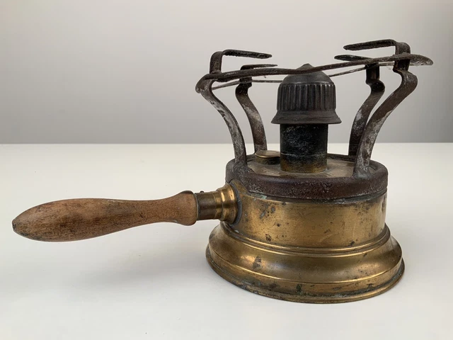 Réchaüd L'Hirondelle à Alcool - Feutre Brûlant - Outil Ancien Collection France
