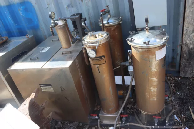 Ebbco   Waterjet Closed-Loop Filtration Pump System Overflow Tank Filter POLISH