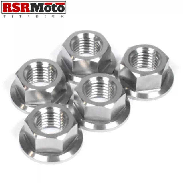 BMW S1000RR HP4 S1000R S1000XR Titanium Sprocket Nuts, 2009-2023, All Models 2