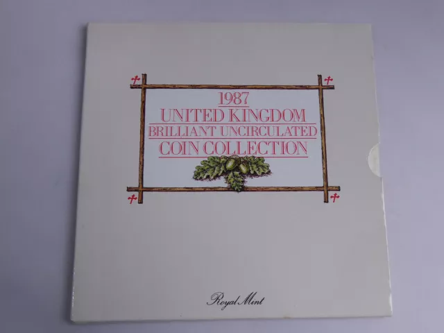 Royal Mint 1987 United Kingdom BUNC Coin Collection