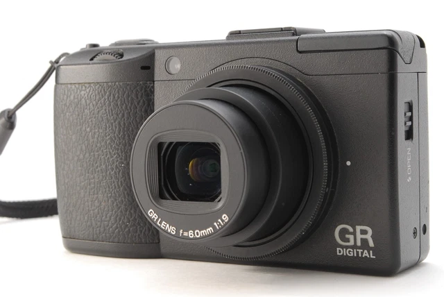 AS-IS Ricoh GR Digital III 3 10.0MP Compact Digital Camera Black JAPAN 2