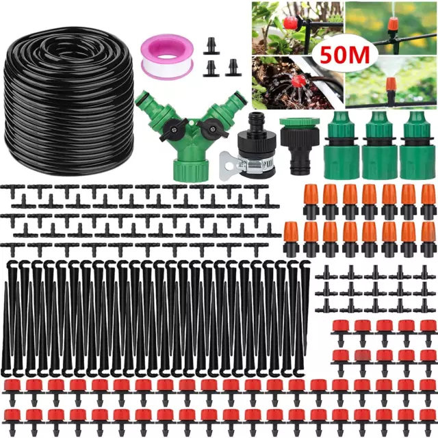 Kit di Irrigazione a Goccia, 200 Pezzi Micro Drip Irrigation Kit Irrigazione Aut