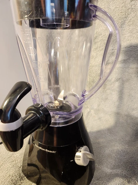 Hamilton Beach Smoothie Blender - 48 Oz Jar, 12 Functions, Black (Model 50180)